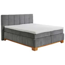 Boxspringbett 180/200 cm in Grau
