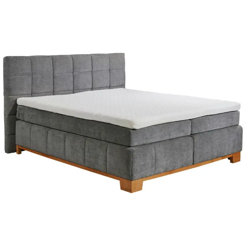 Boxspringbett 180/200 cm in Grau