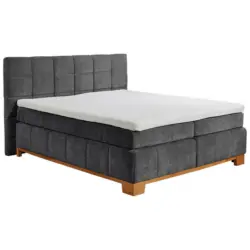 Boxspringbett 180/200 cm in Graphitfarben