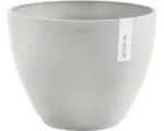Hornbach Pflanztopf Ecopots Antwerp Kunststoff Ø 50 cm H 37,5 cm weißgrau