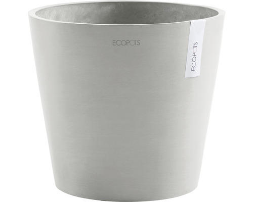 Pflanztopf Ecopots Amsterdam Kunststoff Ø 40 cm H 35 cm weißgrau