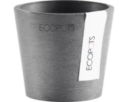 Pflanztopf Ecopots Amsterdam Mini Kunststoff Ø 8 cm H 7 cm grau