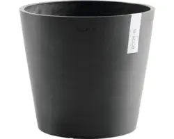 Pflanztopf Ecopots Amsterdam Kunststoff Ø 40 cm H 35 cm dunkelgrau