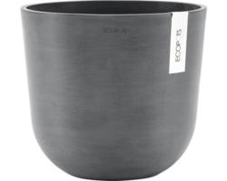 Pflanztopf Ecopots Oslo Kunststoff Ø 25 cm H 21,8 cm grau