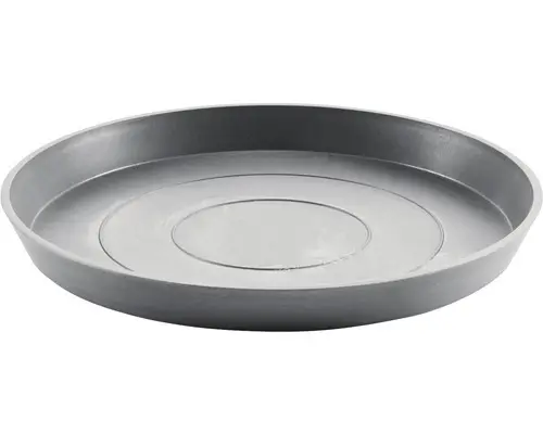 Untersetzer Ecopots Kunststoff Ø 50,5 cm H 3,5 cm grau