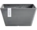 Hornbach Pflanzkasten Ecopots Berlin Kunststoff 41 x 41 x 18 cm grau