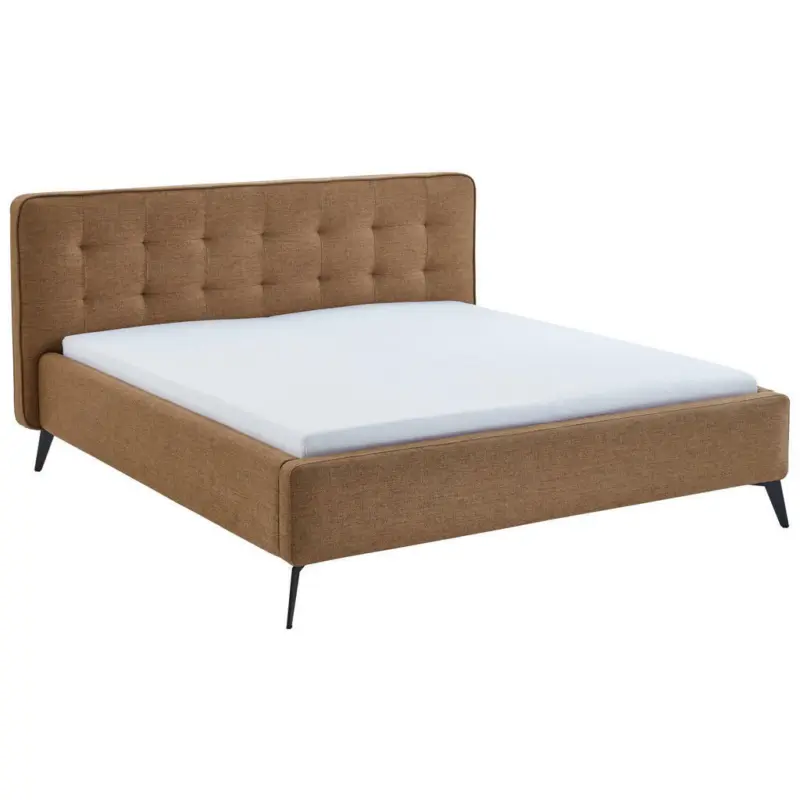 Polsterbett 180/200 cm in Bronzefarben