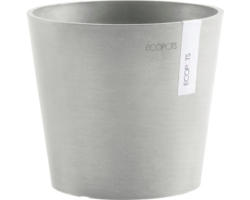 Pflanztopf Ecopots Amsterdam Mini Kunststoff Ø 17 cm H 14,9 cm weißgrau