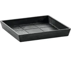Untersetzer Ecopots Kunststoff 38,5x38,5x3,4 cm dunkelgrau