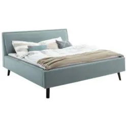 Polsterbett 160/200 cm in Hellblau