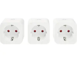 Funk-Steckdose Nedis® SmartLife, max. 3680 W, Smart Home-fähig, 3 Stk. weiß (6193110)