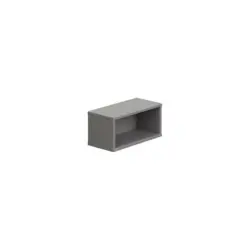 Wandboard in 40/18,5/18,7 cm Grau, Schieferfarben