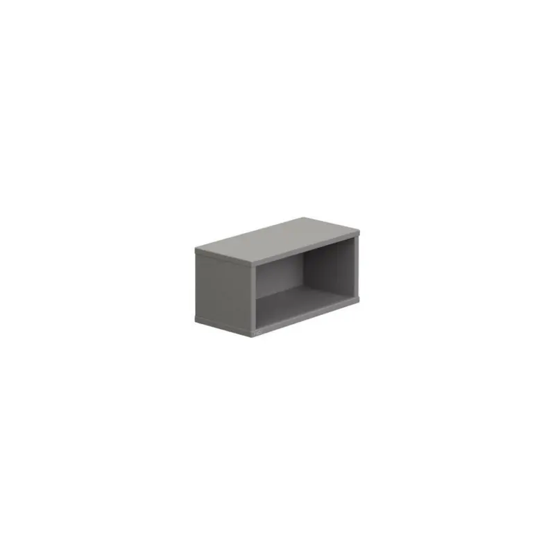 Wandboard in 40/18,5/18,7 cm Grau, Schieferfarben