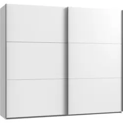 Schwebetürenschrank in Weiß