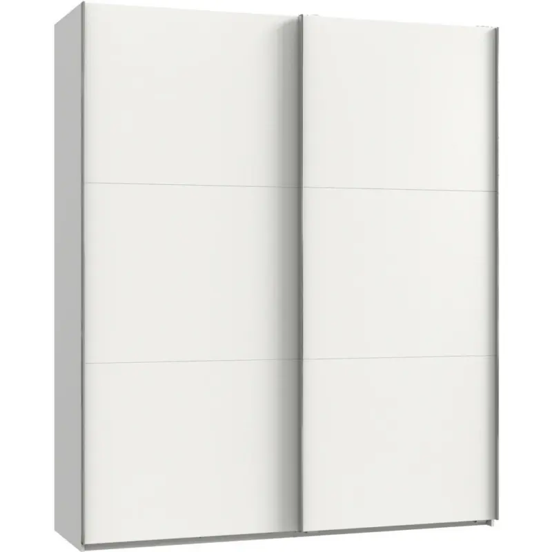 Schwebetürenschrank in Weiß