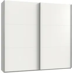 Schwebetürenschrank in Weiß