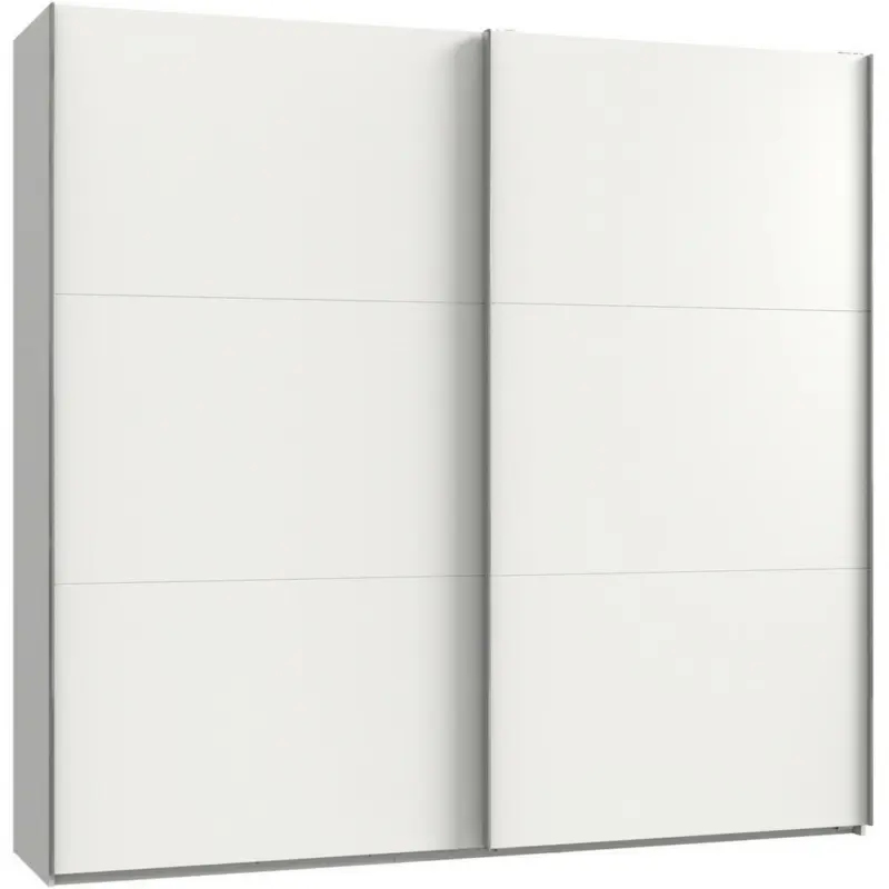 Schwebetürenschrank in Weiß