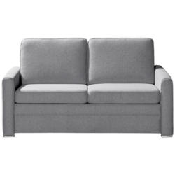 Schlafsofa in Flachgewebe Grau