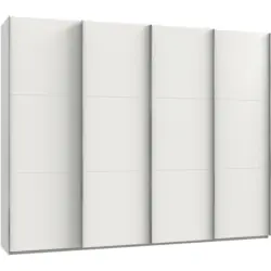 Schwebet&uuml;renschrank in Wei&szlig;