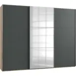 XXXLutz Lauterach - Ihr M&ouml;belhaus bei Bregenz Schwebet&uuml;renschrank in Graphitfarben, Eichefarben