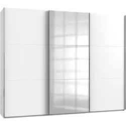 Schwebet&uuml;renschrank in Wei&szlig;