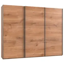 Schwebet&uuml;renschrank in Eichefarben