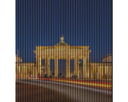 Akustikpaneel digital bedruckt Berlin 1 19x2253x2400 mm Set = 4 Einzelpaneele