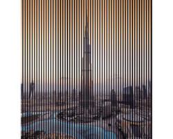 Akustikpaneel digital bedruckt Dubai 1 19x2253x2400 mm Set = 4 Einzelpaneele