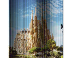 Akustikpaneel digital bedruckt Barcelona 1 19x2253x2400 mm Set = 4 Einzelpaneele