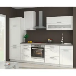 Küchenleerblock in Weiß