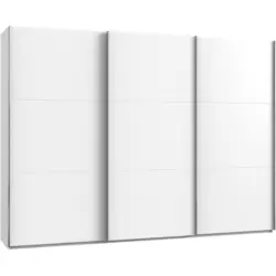 Schwebet&uuml;renschrank in Wei&szlig;