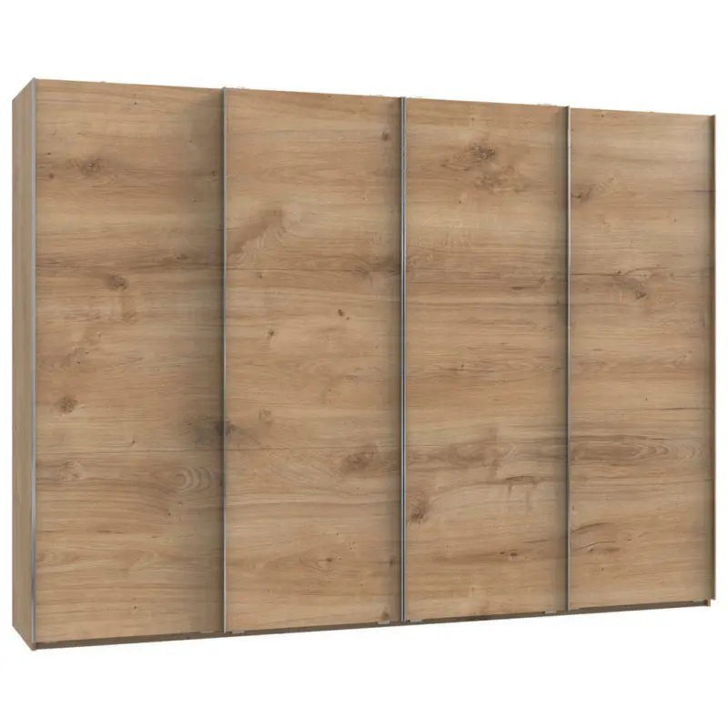 Schwebetürenschrank in Eichefarben