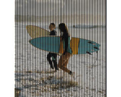 Akustikpaneel digital bedruckt Surf 1 19x2253x2400 mm Set = 4 Einzelpaneele