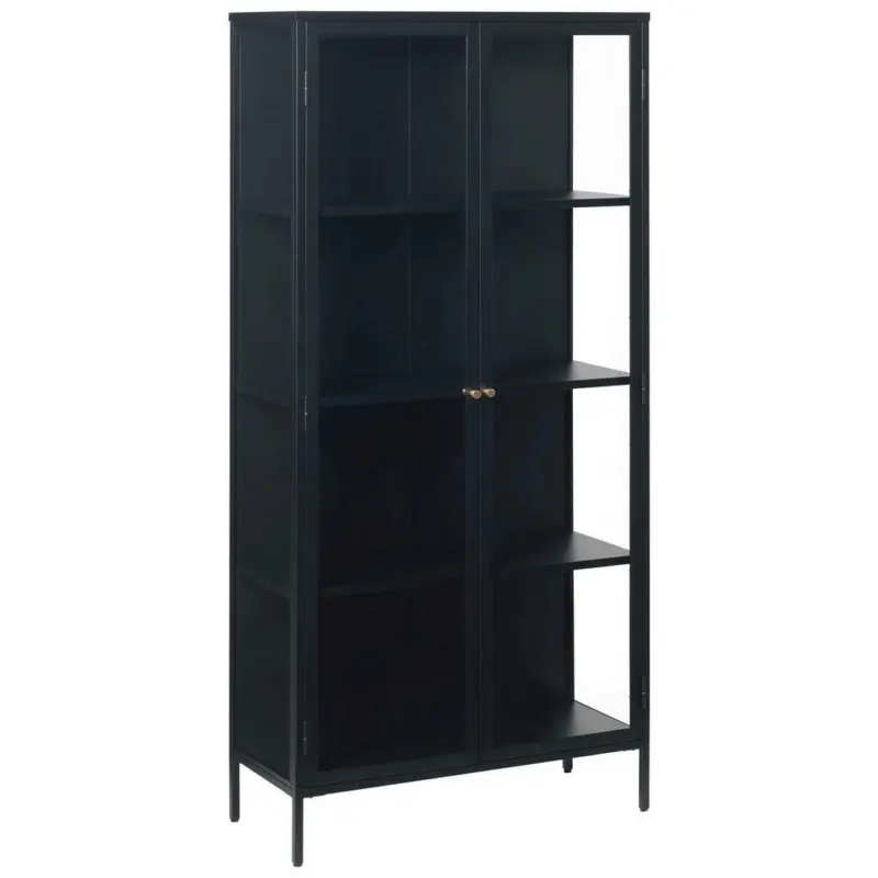 Vitrine in Schwarz