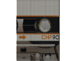 Akustikpaneel digital bedruckt Tape 1 19x1693x2400 mm Set = 3 Einzelpaneele
