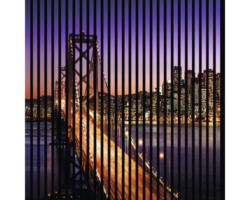 Akustikpaneel digital bedruckt San Francisco 1 19x1133x1195 mm Set = 2 Einzelpaneele