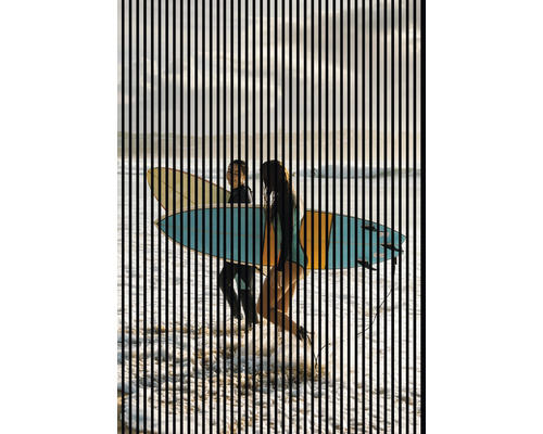 Akustikpaneel digital bedruckt Surf 1 19x1693x2400 mm Set = 3 Einzelpaneele