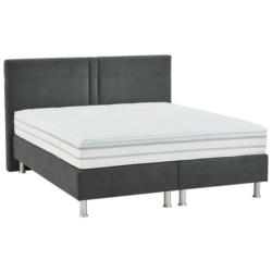 Boxspringbett 180/200 cm in Anthrazit