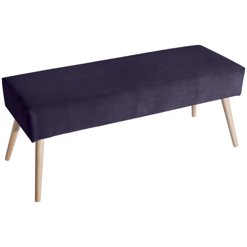Sitzbank in Textil Lila