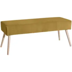 Sitzbank in Textil Gelb
