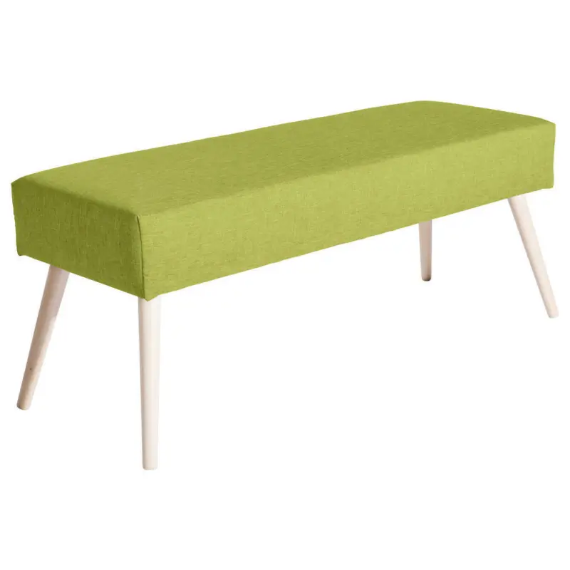 Sitzbank in Textil Hellgrün