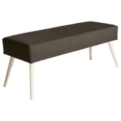 Sitzbank in Textil Braun