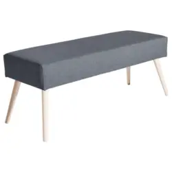 Sitzbank in Textil Blau