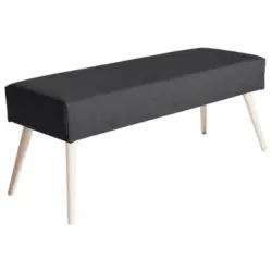 Sitzbank in Textil Graphitfarben