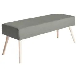 Sitzbank in Textil Hellgrau