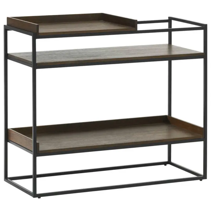 Konsolentisch in Metall, Holzwerkstoff 90/38/79 cm