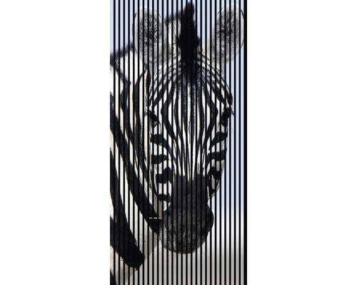 Akustikpaneel digital bedruckt Zebra 1 19x1133x2400 mm Set = 2 Einzelpaneele