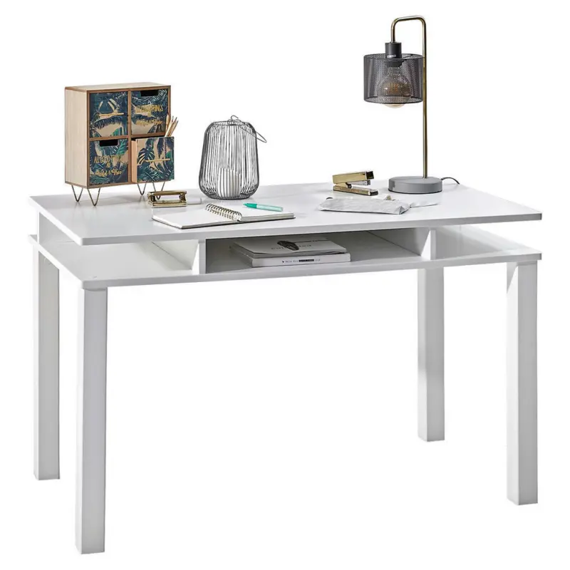 Schreibtisch 120/65/73 cm in Weiß