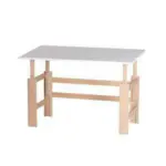 XXXLutz Lauterach - Ihr Möbelhaus bei Bregenz Schreibtisch 140/65/60-80 cm in Weiß, Buchefarben