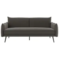 Schlafsofa in Webstoff Anthrazit